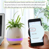 Pot de fleur intelligent Audio Bluetooth