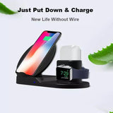 Chargeur sans fil rapide pour 3 EN 1